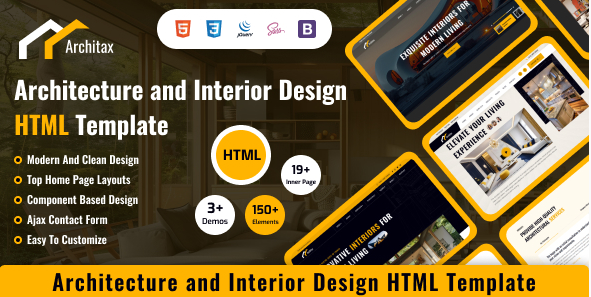 Architax - Real Estate & Interior Design Template