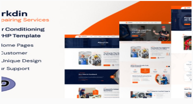 Arkdin – Air Conditioning Services PHP Template