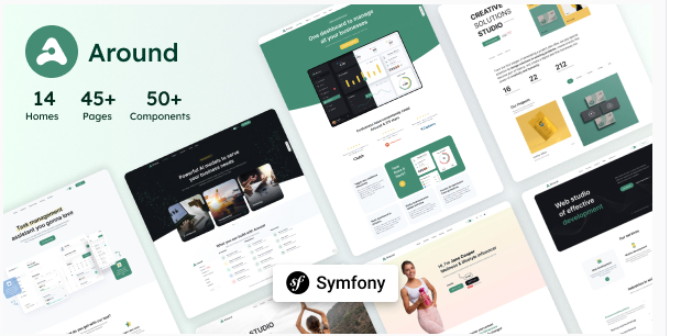 Around - Symfony Multipurpose Landing Template