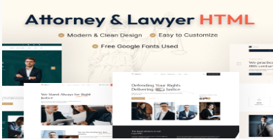 Atroly – Attorney & Lawyer HTML Template