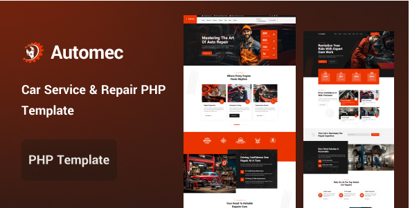 Automec - Car Service & Repair PHP Template