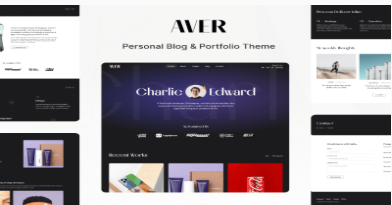 Aver - Astro Portfolio and Blog Theme