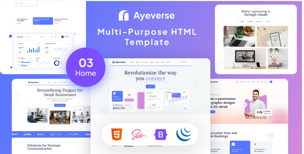Ayeverse - Multi-Purpose HTML Template