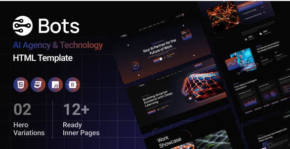 BOTS - AI Agency & Technology HTML Template