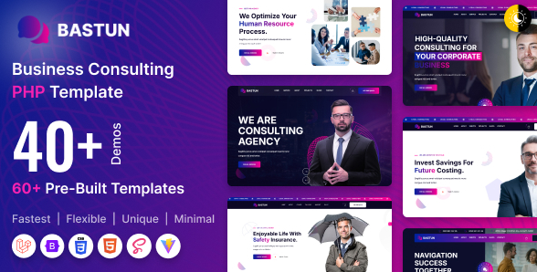 Bastun - PHP Business Consulting Template