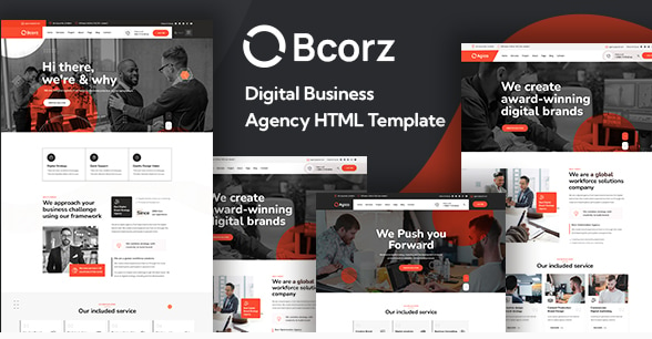 Bcorz- Digital Agency HTML Template