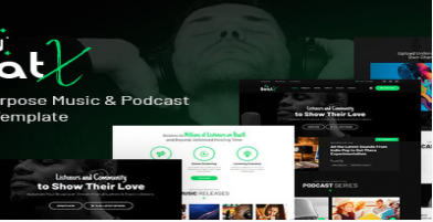 BeatX - Multipurpose Audio Podcast HTML Template