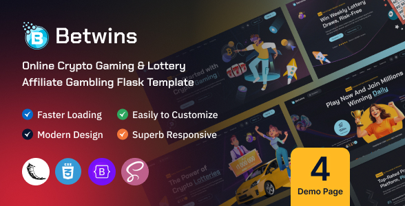 Betwins – Online Crypto Gaming & Lottery Affiliate