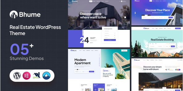 Bhume - Real Estate WordPress Theme