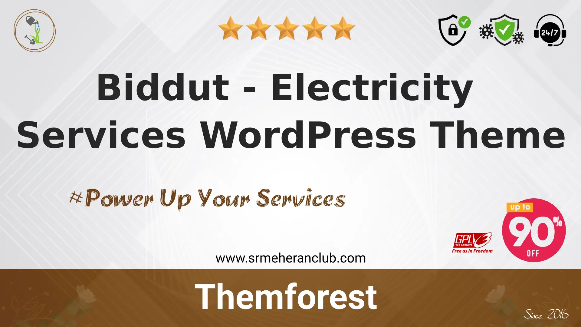 Biddut – Electricity Services WordPress Theme