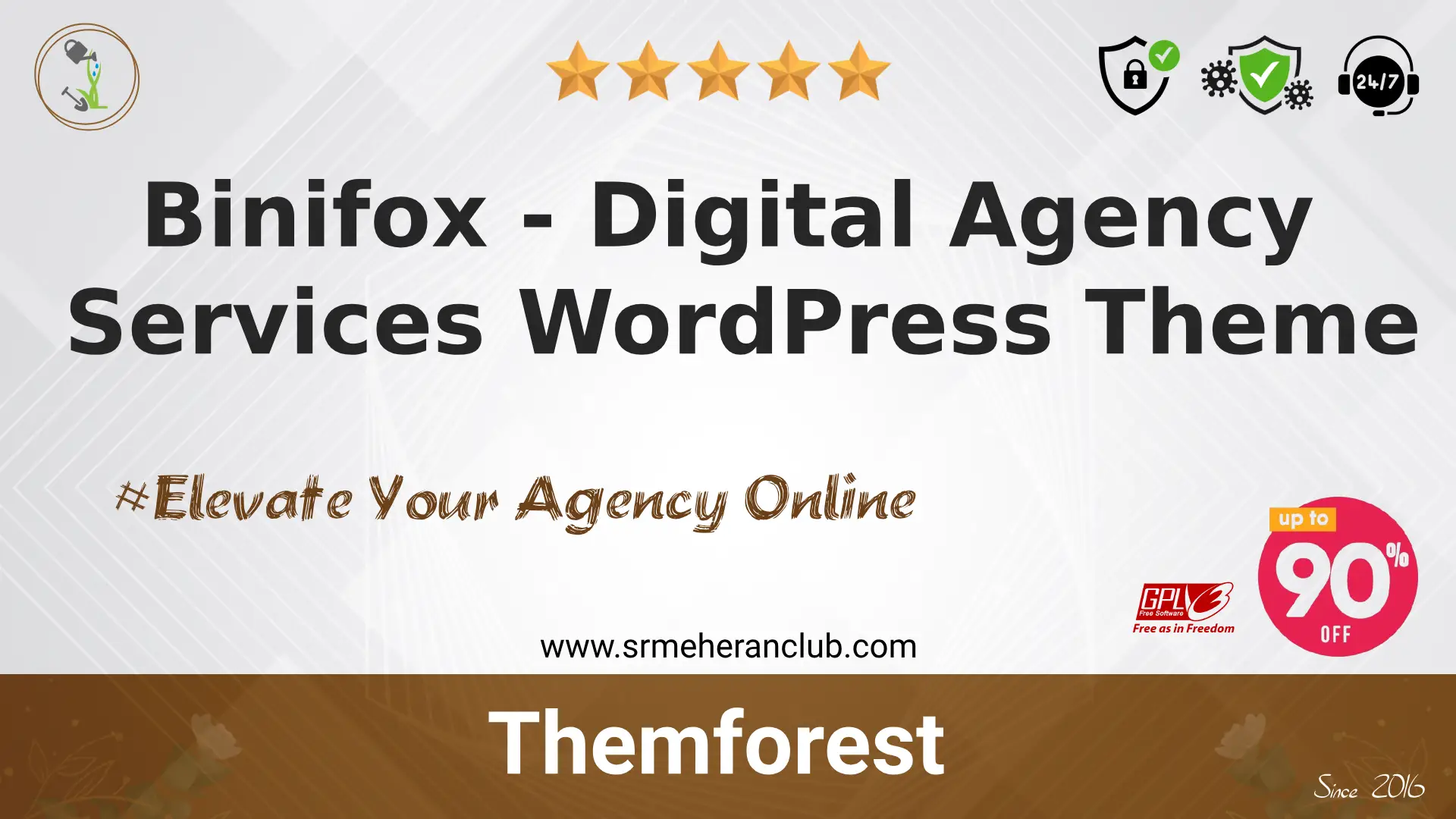 Binifox – Digital Agency Services WordPress Theme — Theme by Themeforest