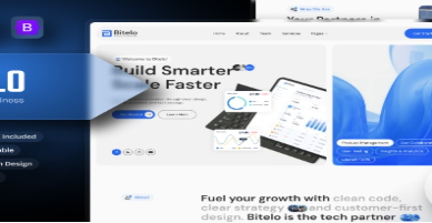 Bitelo - Tech Startup Business HTML Template