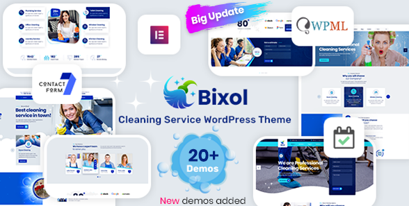 Bixol - Cleaning Services WordPress Theme