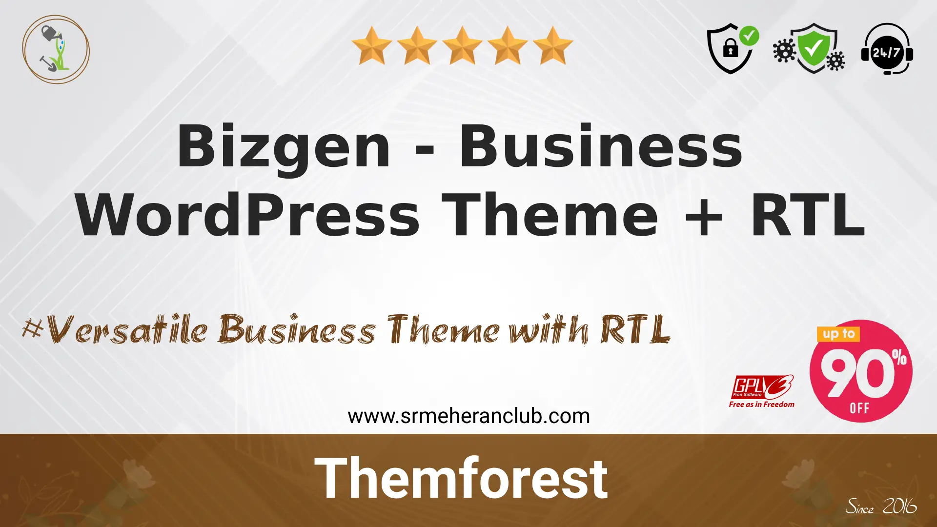 Bizgen – Business WordPress Theme + RTL — Theme by Themeforest