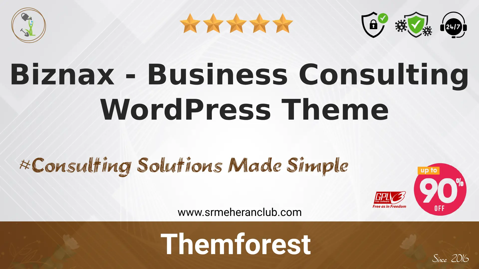 Biznax – Business Consulting WordPress Theme — Theme by Themeforest