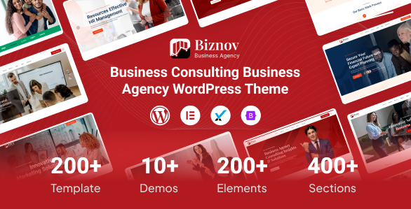 Biznov - Business Consulting WordPress Theme
