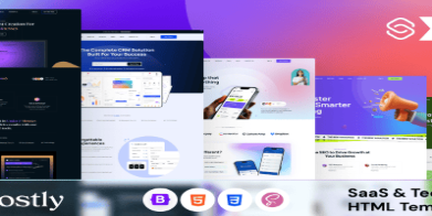 Boostly – SaaS & Tech Startup HTML Template