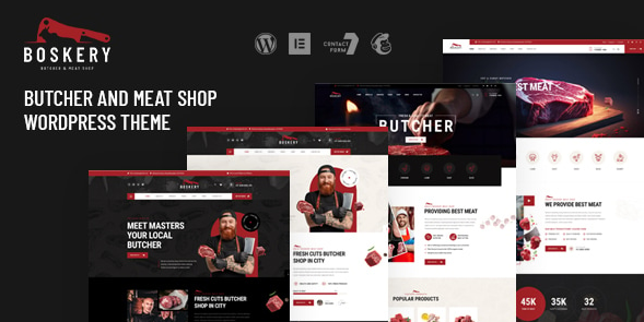 Boskery - Butcher & Meat Shop WordPress Theme