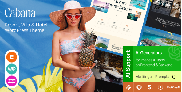 Cabana - Luxury Resort, Villa & Hotel WordPress Theme