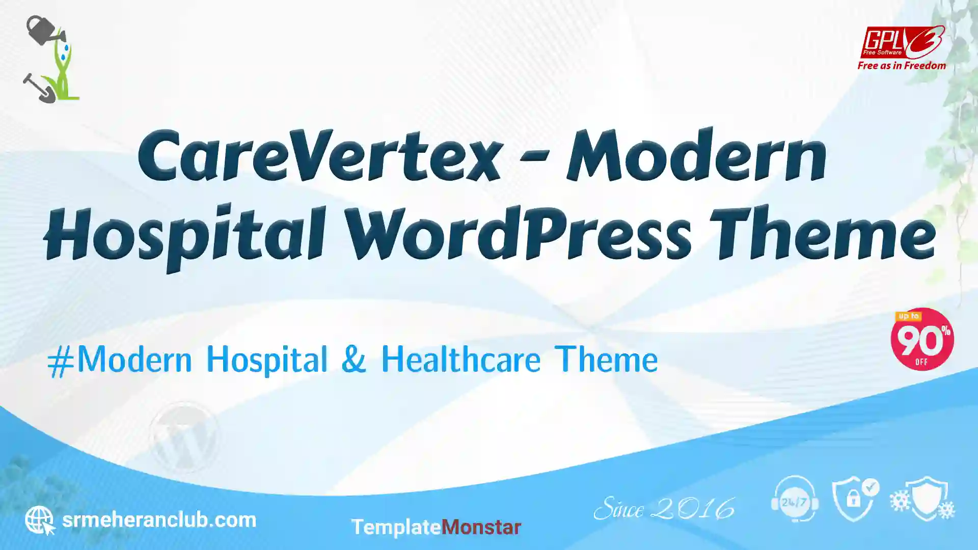 CareVertex – Modern Hospital WordPress Theme — Theme by Templatemonster