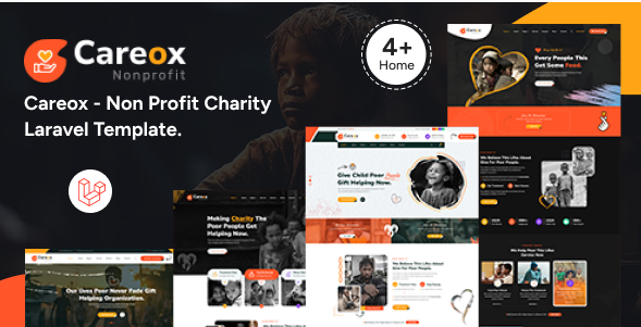 Careox - Non Profit Charity Laravel Template