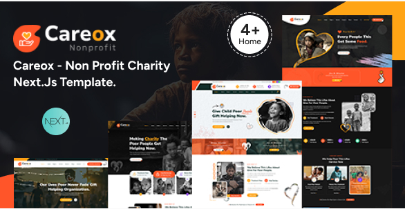 Careox - Nonprofit Charity React Next Template