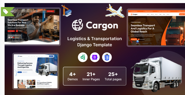 Cargon - Logistics Cargo & Transportation Django