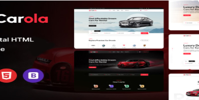Carola - Car Rental HTML Template