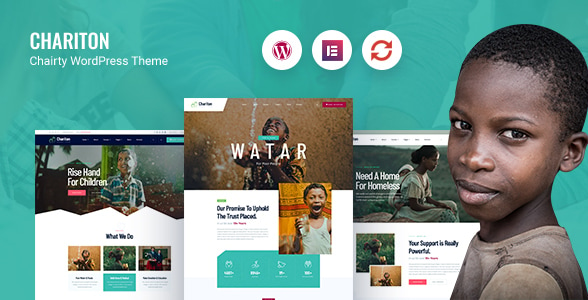 Chariton - NonProfit Charity WordPress Theme