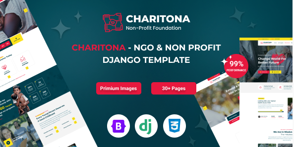 Charitona - Charity & Nonprofit Django 5 Template