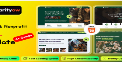 Charity & Donation HTML Template