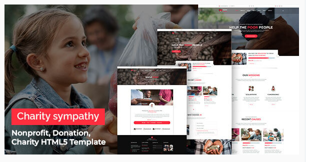 Charity Sympathy - Nonprofit Charity HTML Template