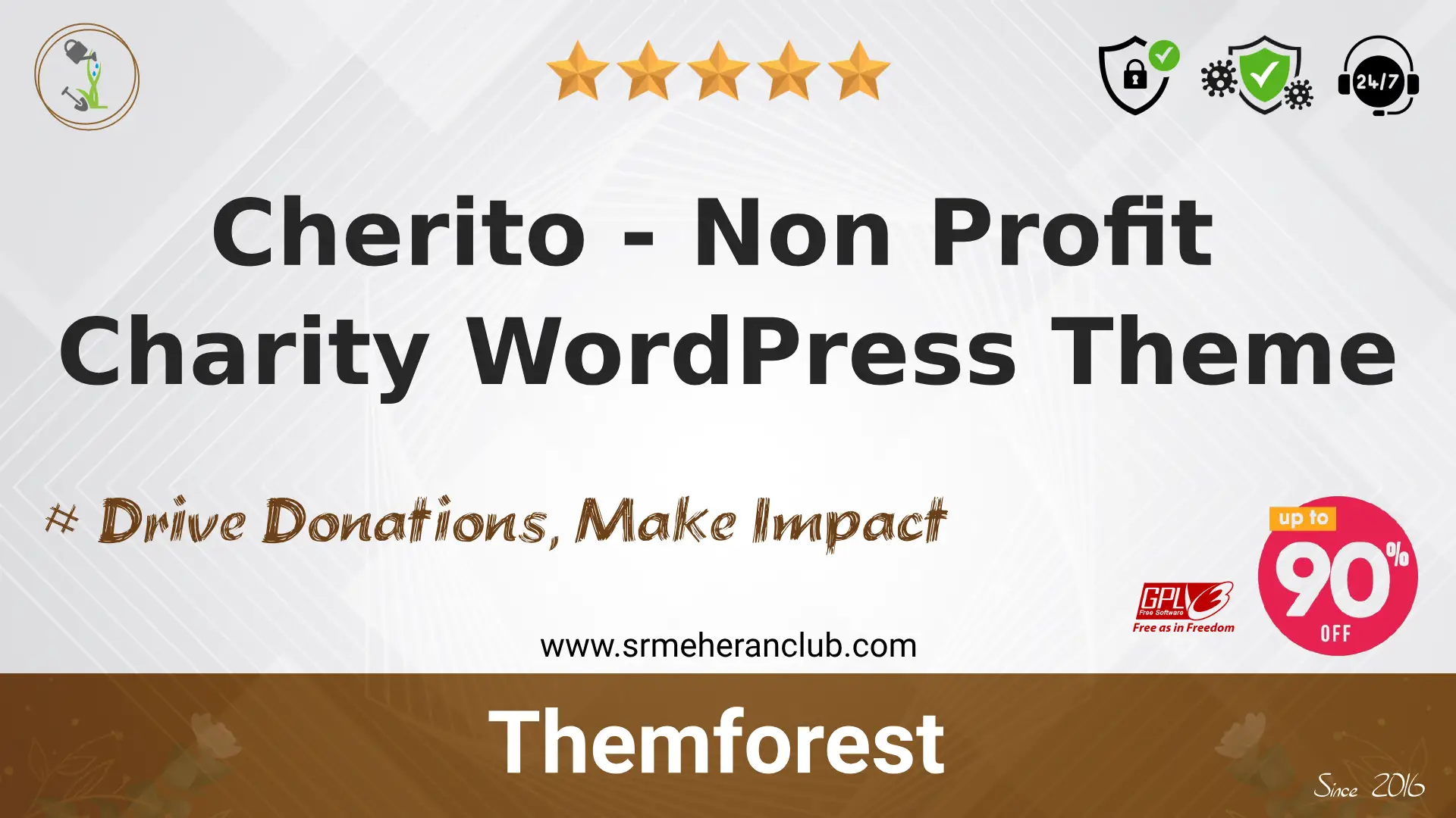 Cherito – Non Profit Charity WordPress Theme — Theme by Themeforest