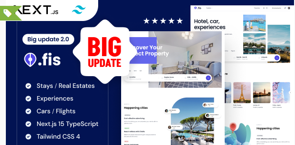 Chisfis - Online Booking NextJs Template