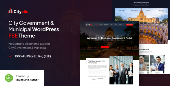 Cityvile – City Government & Municipal Theme