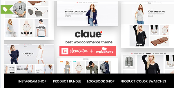 Claue - Clean, Minimal Elementor WooCommerce Them