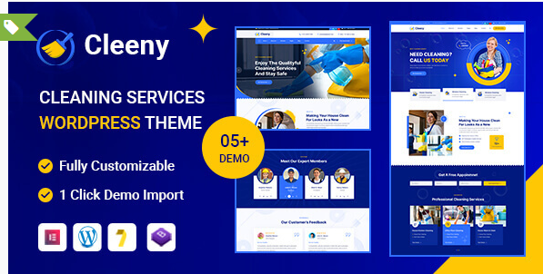 Cleaning Services & Repair Company WordPress Theme