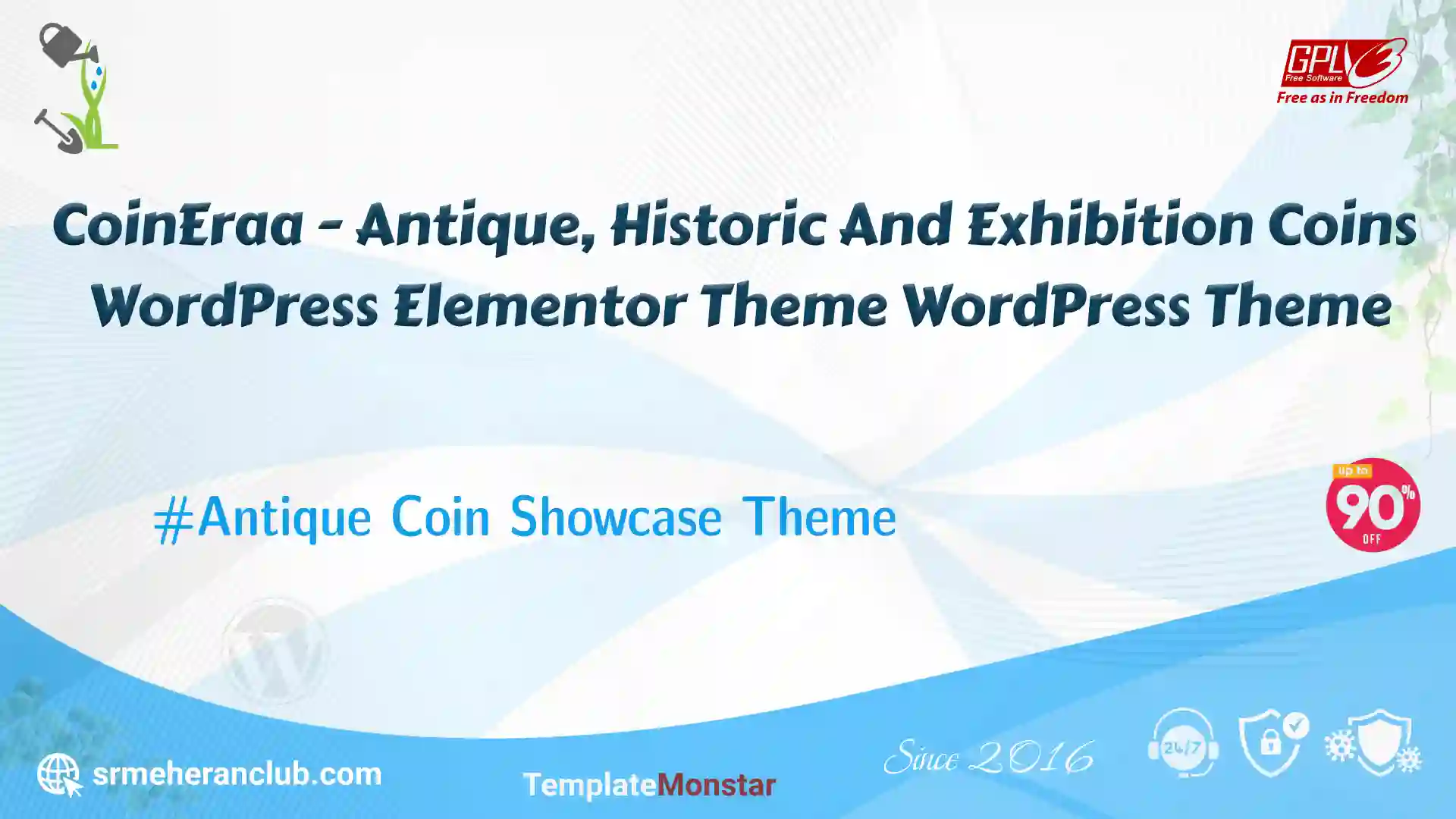 CoinEraa – Antique, Historic And Exhibition Coins WordPress Elementor Theme WordPress Theme — Theme by Templatemonster