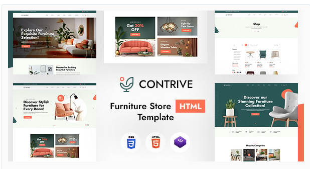 Contrive | Furniture Store HTML Template