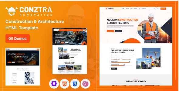 Conztra - Construction and Architecture HTML Templ