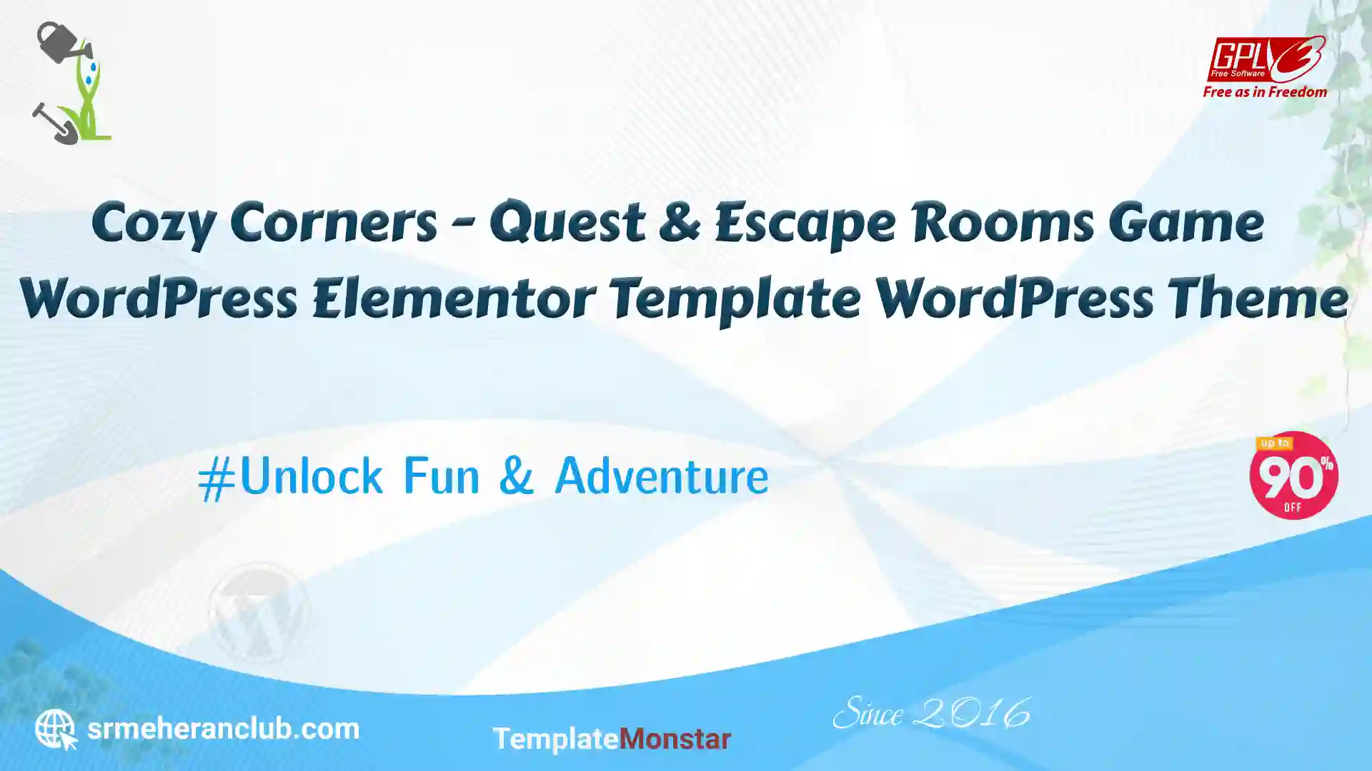 Cozy Corners – Quest & Escape Rooms Game WordPress Elementor Template WordPress Theme — Theme by Templatemonster