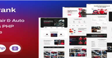 Crank - Car Repair & Auto Services PHP Template