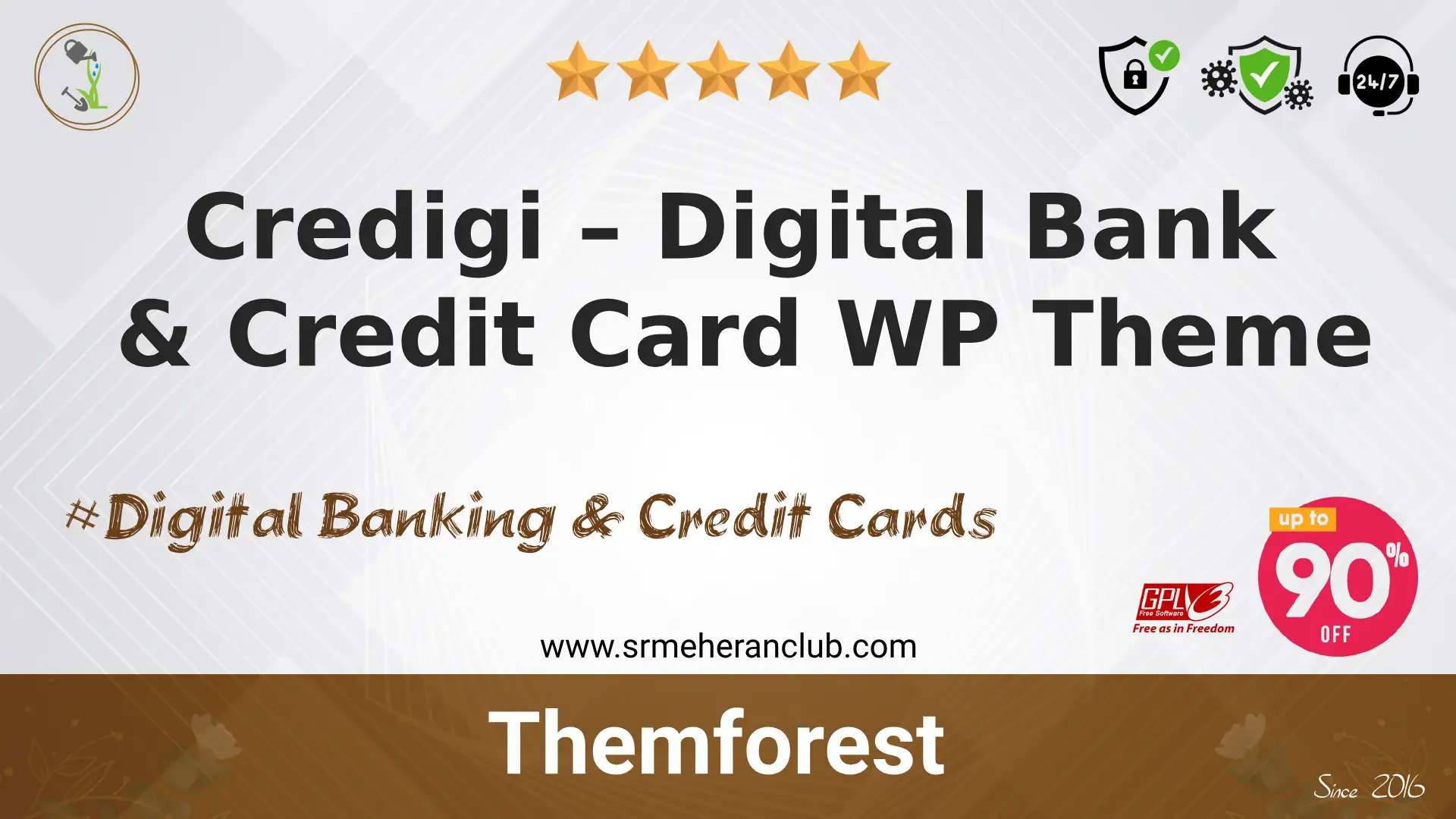 Credigi – Digital Bank & Credit Card WP Theme — Theme by Themeforest