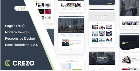 Crezo – Multipurpose Bootstrap 5 HTML5 Template