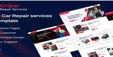Cripar – Car Repair Services PHP Template