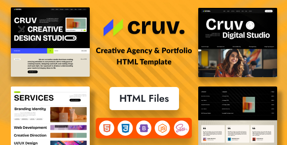 Cruv - Creative Agency & Portfolio Html Template