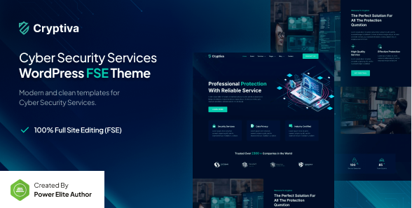 Cryptiva - Cyber Security Services WordPress Theme