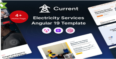Current – Angular 19 Electricity Services Template