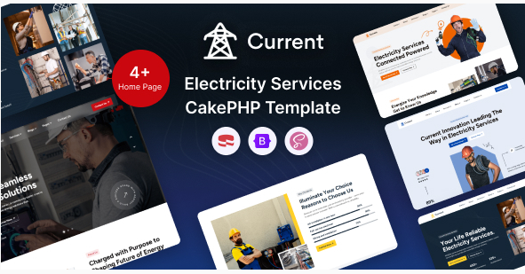 Current – Electricity Services CakePHP Template