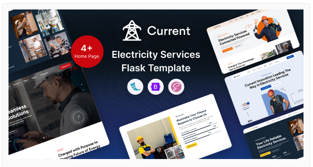 Current – Flask Electricity Services Template
